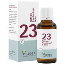 Abbildung: Biochemie Pflüger 23 Natrium bicarbonicum D 6 Tro. 30 ml, Tropfen PZN 09298716 
