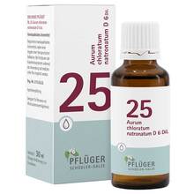 Abbildung: Biochemie Pflüger 25 Aurum chloratum natron.D 6 Tro. 30 ml, Tropfen PZN 09298751 