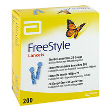 Abbildung: FREESTYLE Lanzetten 200 St, Lanzetten PZN 09306189 