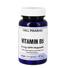 Abbildung: VITAMIN B5 6 mg GPH Kapseln 30 St, Kapseln PZN 09323265 