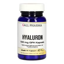 Abbildung: Hyaluron 100 mg Gph Kapseln 90 St, Kapseln PZN 09324046 