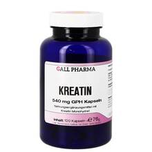Abbildung: Kreatin 540 mg Gph Kapseln 120 St, Kapseln PZN 09324253 