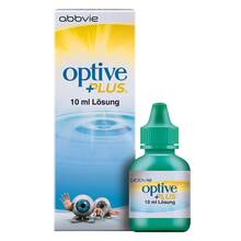 Abbildung: OPTIVE PLUS Augentropfen 10 ml, Augentropfen PZN 09327317 