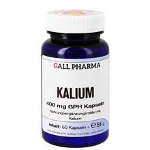 Abbildung: KALIUM 400 mg GPH Kapseln 60 St, Kapseln PZN 09379886 