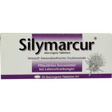 Abbildung: Silymarcur überzogene Tabletten 20 St, Überzogene Tabletten PZN 09384284 