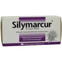 Abbildung: Silymarcur überzogene Tabletten 50 St, Überzogene Tabletten PZN 09384290 