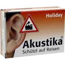 Abbildung: Akustika Holiday Windschutzwolle + Lärmschutzstöp. 1 P, Kombipackung PZN 09384700 