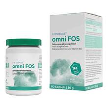 Abbildung: Lactobact omni Fos magensaftresistente Kapseln 60 St, Kapseln magensaftresistent PZN 09385102 