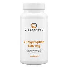 Abbildung: L-Tryptophan 500 mg Kapseln 60 St, Kapseln PZN 09424836 