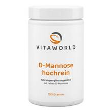 Abbildung: D-Mannose Hochrein Pulver 100 g, Pulver PZN 09424865 