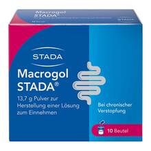 Abbildung: Macrogol Stada 13,7 g Pulver zur Her.e.Lösung zum Einnehmen 10 St, Pulver zur Herstellung einer Lösung zum Einnehmen PZN 09427906 