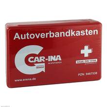 Abbildung: SENADA CAR-INA Autoverbandkasten rot 1 St PZN 09467538 