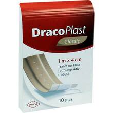 Abbildung: DRACOPLAST Classic Pflaster 4 cmx1 m 1 St, Pflaster PZN 09513534 