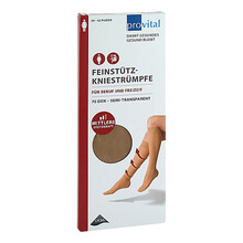 Abbildung: Provital 70den Stützkniestrümpfe Größe 39-42 puder 2 St PZN 09519761 