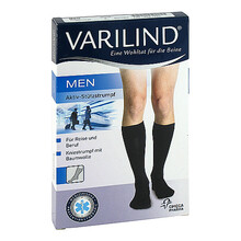 Abbildung: VARILIND Men 180den AD L Baumwolle schwarz 2 St PZN 09521350 
