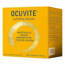 Abbildung: Ocuvite Lutein Plus Kapseln 180 St, Kapseln PZN 09526620 