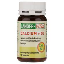 Abbildung: Calcium 400 mg + D3 Tabletten 100 St, Tabletten PZN 09538066 