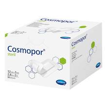 Abbildung: COSMOPOR steril Wundverband 5x7,2 cm 50 St, Pflaster PZN 09612762 