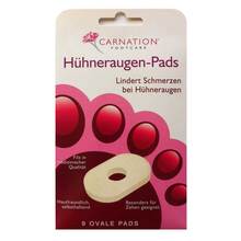 Abbildung: CARNATION Hühneraugen-Pads 9 St, Pflaster PZN 09615269 