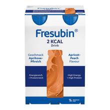 Abbildung: Fresubin 2 kcal Drink Aprikose Pfirsich Trinkflasche  8X4X200 ml, Lösung PZN 09619959 