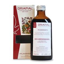 Abbildung: Brennesselblätter Bio Pflanzensaft Drapal 200 ml, Saft PZN 09669354 