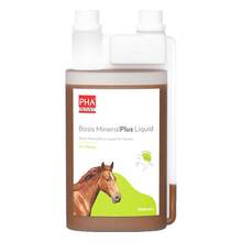 Abbildung: Pha Basis Mineral Plus Liquid für Pferde 1000 ml, Saft PZN 09670653 