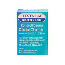 Abbildung: TESTAMED GlucoCheck Advance Kontrolllösung 4 ml, Lösung PZN 09672735 