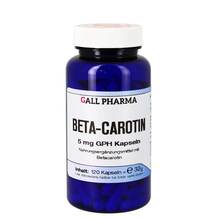 Abbildung: Beta Carotin 5 mg Gph Kapseln 120 St, Kapseln PZN 09681355 