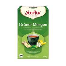 Abbildung: Yogi Tea Grüner Morgen Bio Filterbeutel 17X1.8 g, Filterbeutel PZN 09688133 