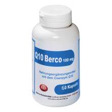 Abbildung: Q10 Berco 100 mg Kapseln 60 St, Kapseln PZN 09695570 