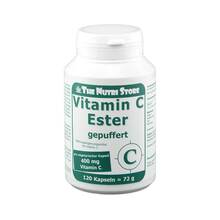 Abbildung: Vitamin C Ester 400 mg gepuffert vegetarische Kapseln  120 St, Kapseln PZN 09719508 