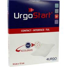 Abbildung: URGOSTART Tül 10x12 cm 10 St, Wundgaze PZN 09722798 