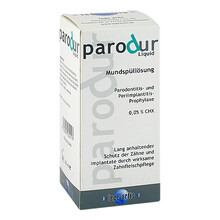 Abbildung: PARODUR Liquid Mundspüllösung 200 ml, Lösung PZN 09735499 