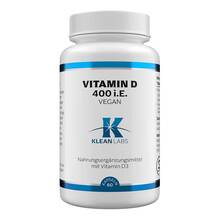 Abbildung: Vitamin D 400 I.E. Klean Labs Kapseln 60 St, Kapseln PZN 09745500 