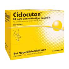 Abbildung: Ciclocutan 80 mg / g wirkstoffhaltiger Nagellack 3 g, Wirkstoffhaltiger Nagellack PZN 09758276 