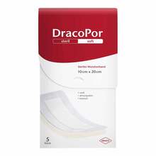 Abbildung: Dracopor Wundverband 10x20 cm steril 5 St, Verband PZN 09763389 