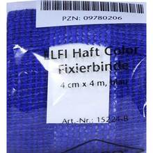Abbildung: Dracoelfi haft color elastisch Fixierbinde 4 cmx4 m blau 1 St, Binden PZN 09780206 