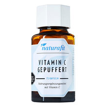 Abbildung: Naturafit Vitamin C gepuffert Kapseln 75 St, Kapseln PZN 09899858 