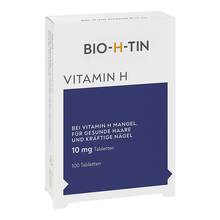 Abbildung: Bio-H-Tin Vitamin H 10 mg Tabletten 100 St, Tabletten PZN 09900366 