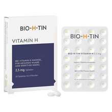 Abbildung: Bio-H-Tin Vitamin H 2,5 mg für 4 Wochen Tabletten 28 St, Tabletten PZN 09900426 