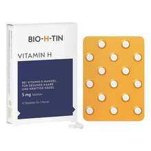 Abbildung: Bio-H-Tin Vitamin H 5 mg für 1 Monat Tabletten 15 St, Tabletten PZN 09900449 
