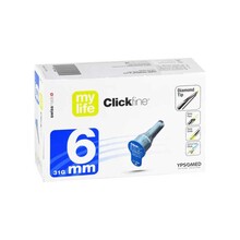 Abbildung: MYLIFE Clickfine Pen-Nadeln 31 G 6 mm 100 St, Kanüle PZN 09912576 