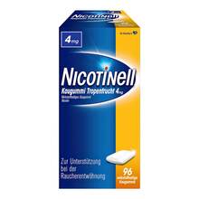 Abbildung: Nicotinell Kaugummi Tropenfrucht 4 mg 96 St, Kaugummi PZN 09916717 