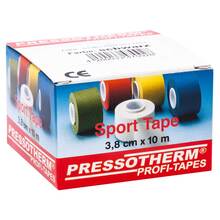 Abbildung: Pressotherm Sport-Tape 3,8 cmx10 m schwarz 1 St, Verband PZN 09917757 