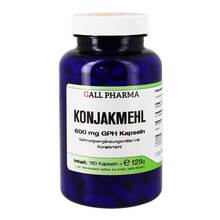 Abbildung: Konjakmehl 600 mg Gph Kapseln 180 St, Kapseln PZN 09918337 