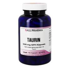 Abbildung: Taurin 500 mg Gph Kapseln 180 St, Kapseln PZN 09918716 