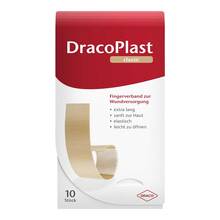 Abbildung: DRACOPLAST Fingerstrips 2x12 cm elastic 10 St, Pflaster PZN 09920883 