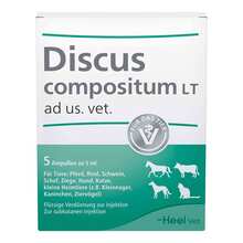 Abbildung: Discus compositum LT ad us.vet.Ampullen 5 St, Ampullen PZN 09921316 