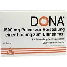Abbildung: Dona 1500 mg Pulver zur Her.e.Lösung zum Einnehmen Beutel 10 St, Pulver zur Herstellung einer Lösung zum Einnehmen PZN 09921492 