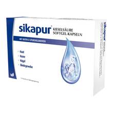 Abbildung: Sikapur Kieselsäure Softgel-Kapseln mit Biotin 30 St, Kapseln PZN 09923812 